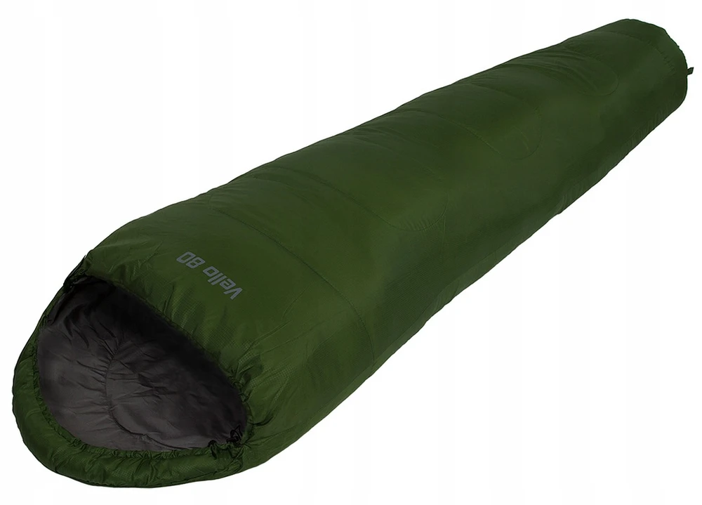 Miegmaišis Campus Vello 80 L, 220 x 80 x 50, žalias