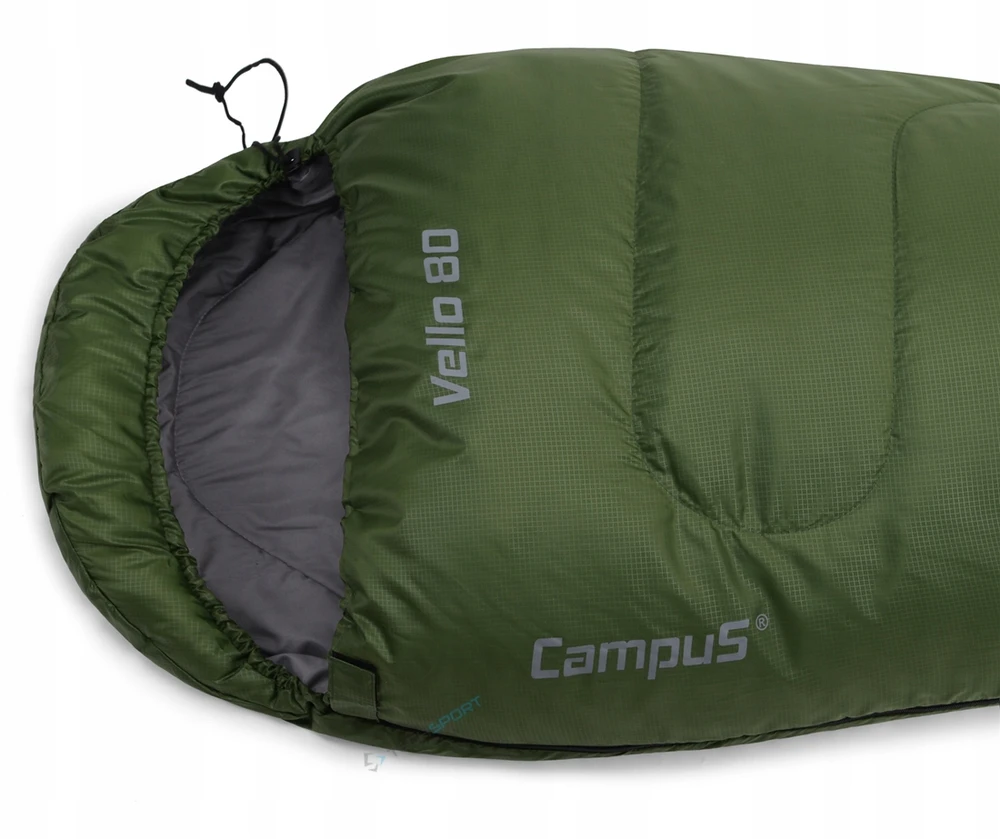 Miegmaišis Campus Vello 80 R, 220 x 80 x 50, žalias