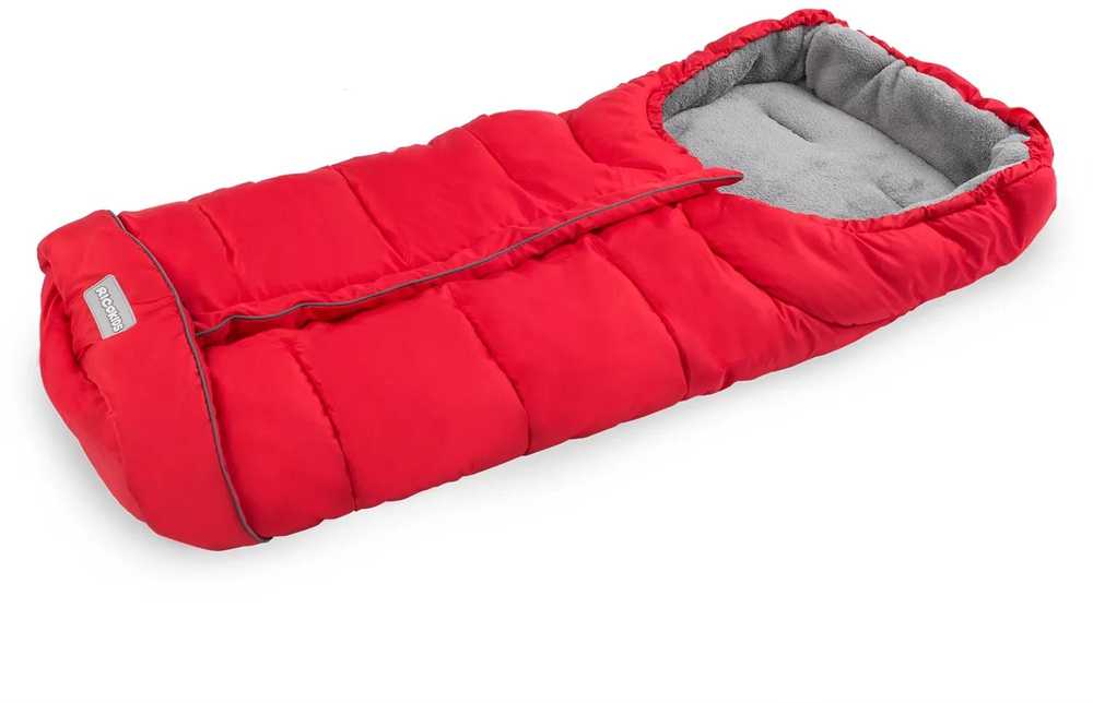 Miegmaišis vežimėliui, rogutėms 96 x 45 cm Ricokids Drimi raudonas