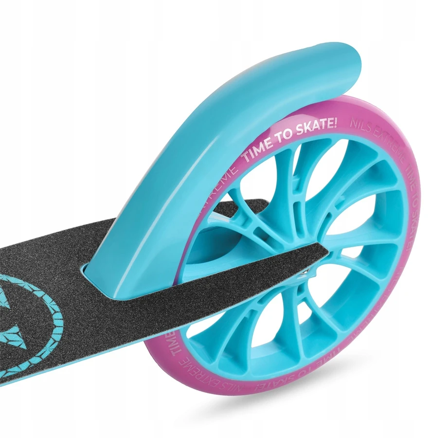 Miestinė paspirtukė - Nils Extreme - HM1302 - Mėlyna - 200 mm ratai - ABEC-7 guoliai - Reguliuojamas vairas 86-92-98 cm