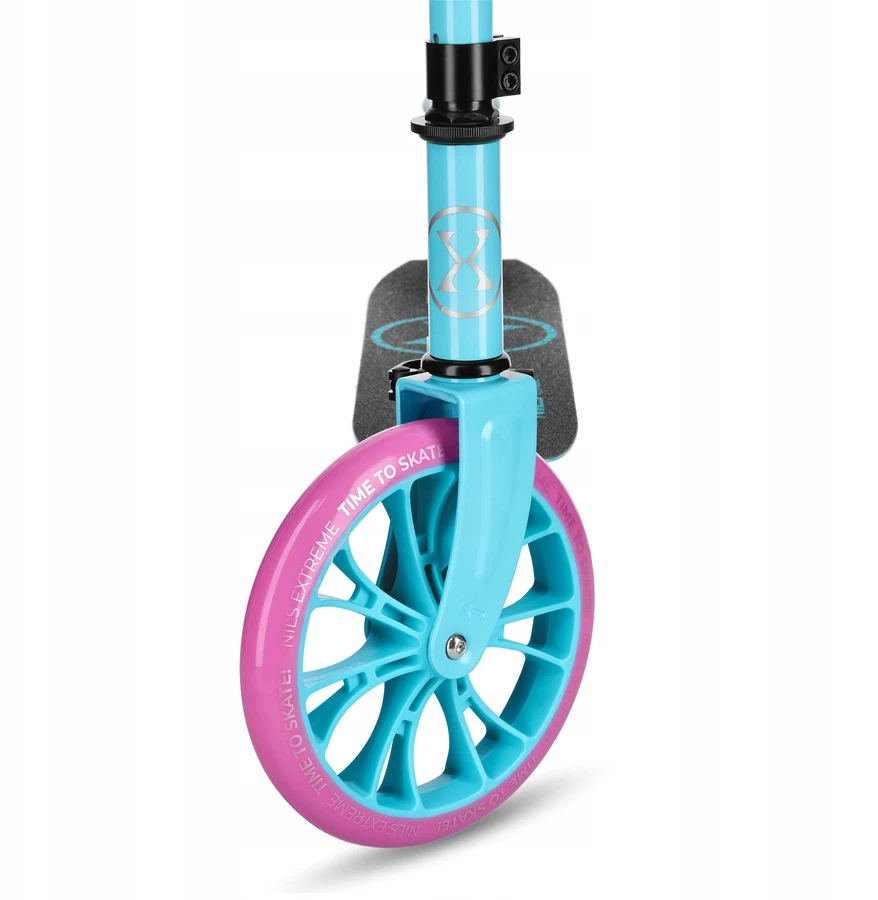 Miestinė paspirtukė - Nils Extreme - HM1302 - Mėlyna - 200 mm ratai - ABEC-7 guoliai - Reguliuojamas vairas 86-92-98 cm
