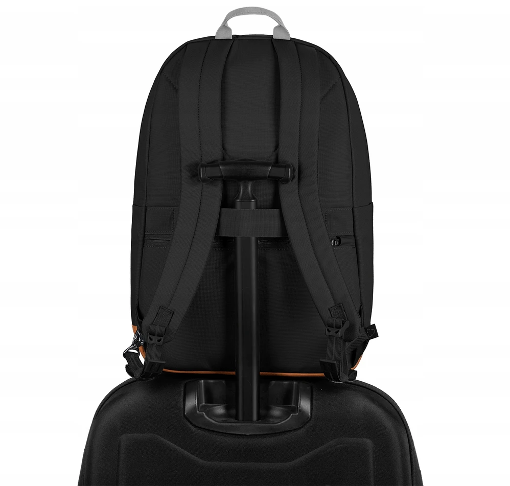 Miesto kuprinė Pacsafe Go 25L – Juoda su apsauga nuo vagysčių