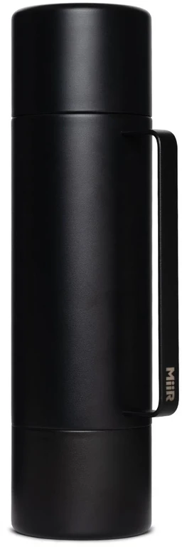 MiiR - 360 izoliacinis juodas kelioninis butelis 1L