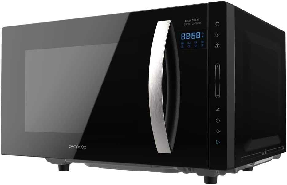 Mikrobangų krosnelė Cecotec Microwave Oven | GrandHeat 2300 Flatbed Touch Juodas | Free standing | 800 W | 23 L | Juodas