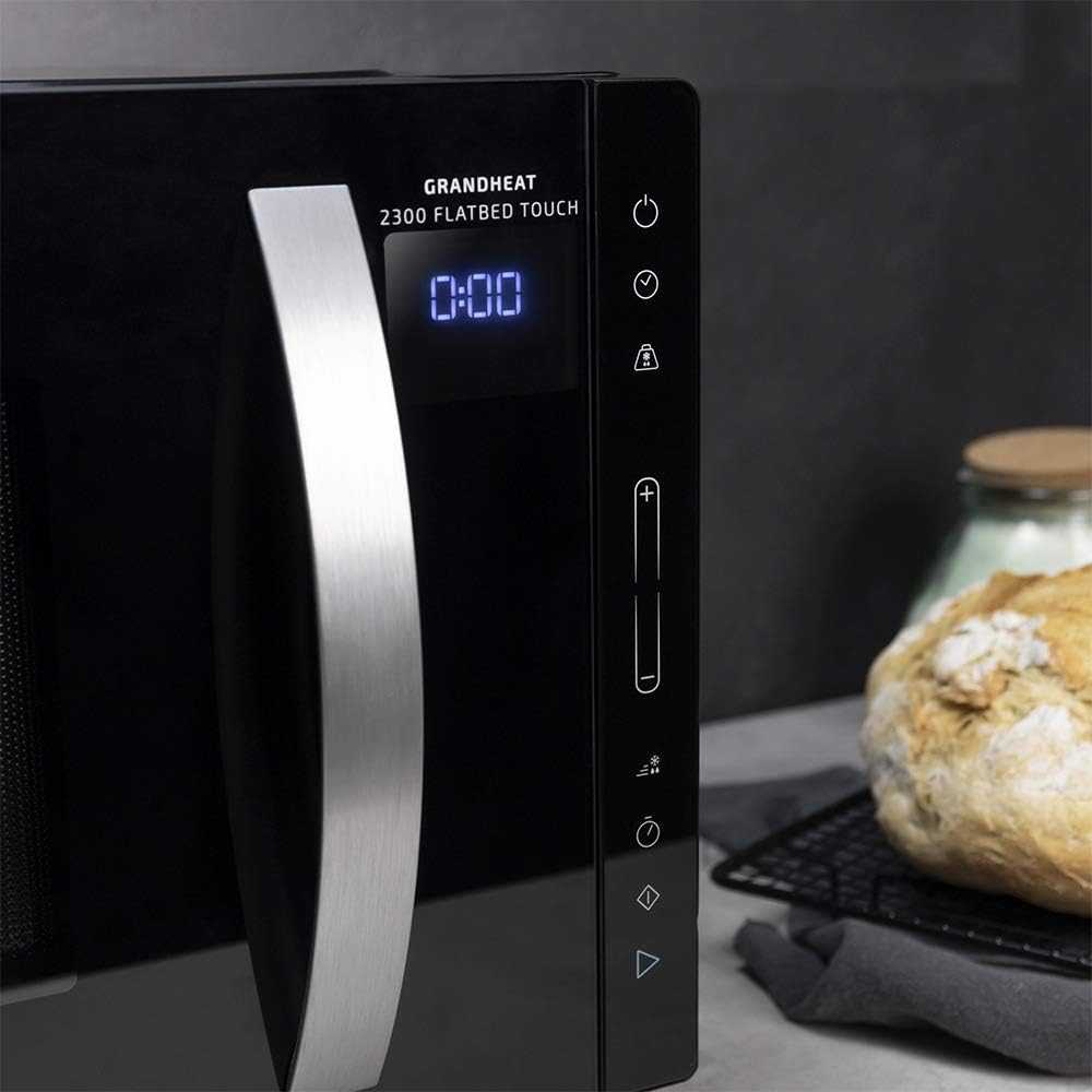 Mikrobangų krosnelė Cecotec Microwave Oven | GrandHeat 2300 Flatbed Touch Juodas | Free standing | 800 W | 23 L | Juodas