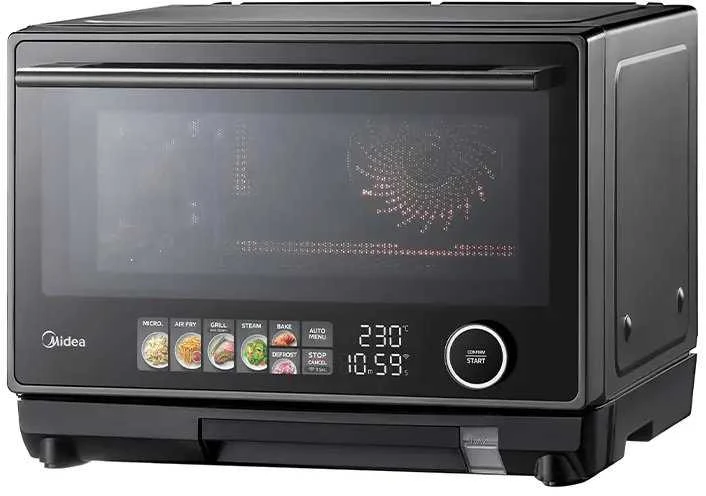 Mikrobangų krosnelė Midea Microwave orkaitė | MSO25H | Free standing | 1000 W | Convection | 25 L | Grilis | Juodas