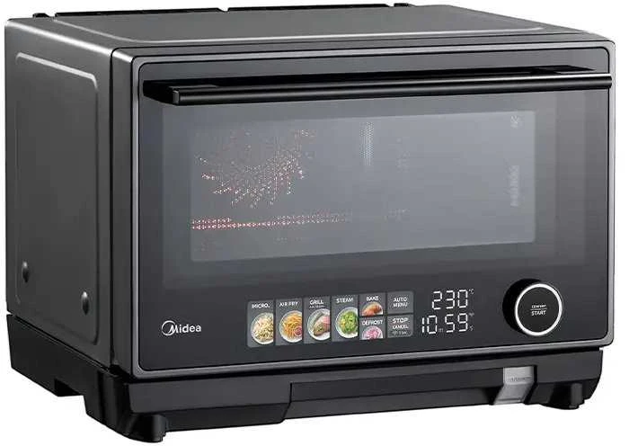 Mikrobangų krosnelė Midea Microwave orkaitė | MSO25H | Free standing | 1000 W | Convection | 25 L | Grilis | Juodas