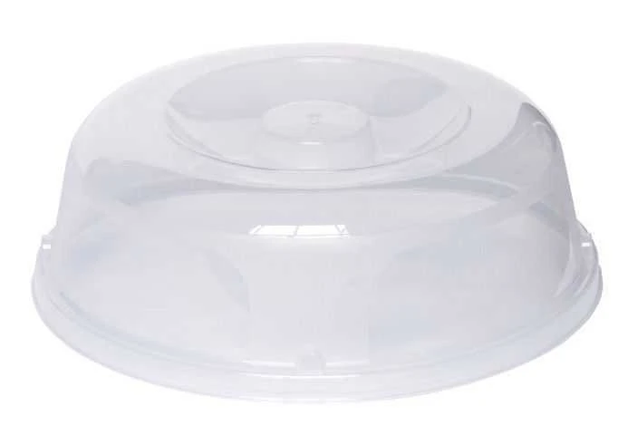Mikrobangų krosnelės lėkštės dangtis CURVER BASIC KITCHEN ACCESORIES, skaidrus, h9 x 27 x 27 cm