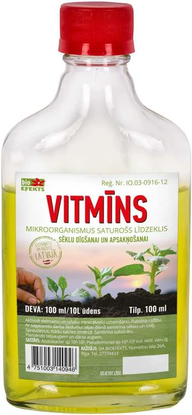 Mikrobiologinės trąšos Vitmins Bioefekts 100ml