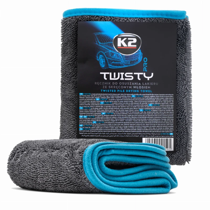 Melle Mikropluošto šluostė K2 TWISTY PRO 40x60 600g