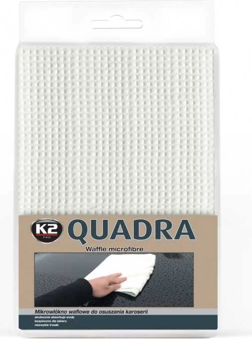 K2 Waffle Microfibre vaflinė šluostė pakuotėje