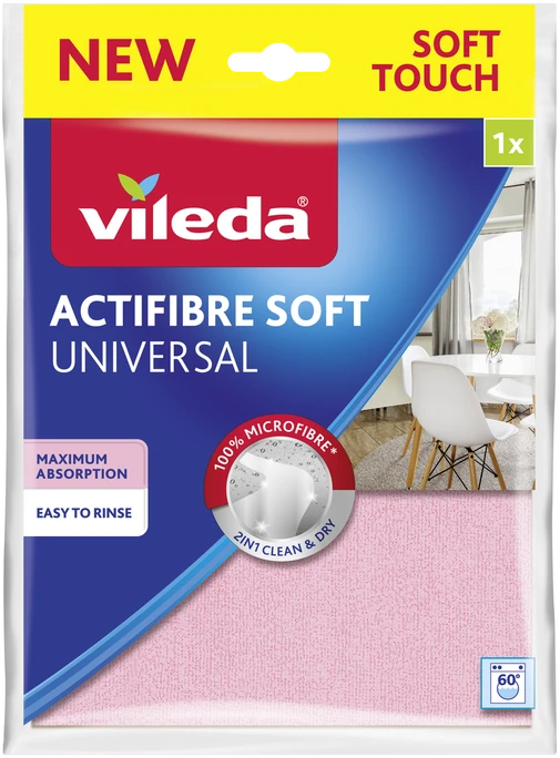 Mikropluošto šluostė VILEDA ACTIFIBRE 29x29cm, 1vnt
