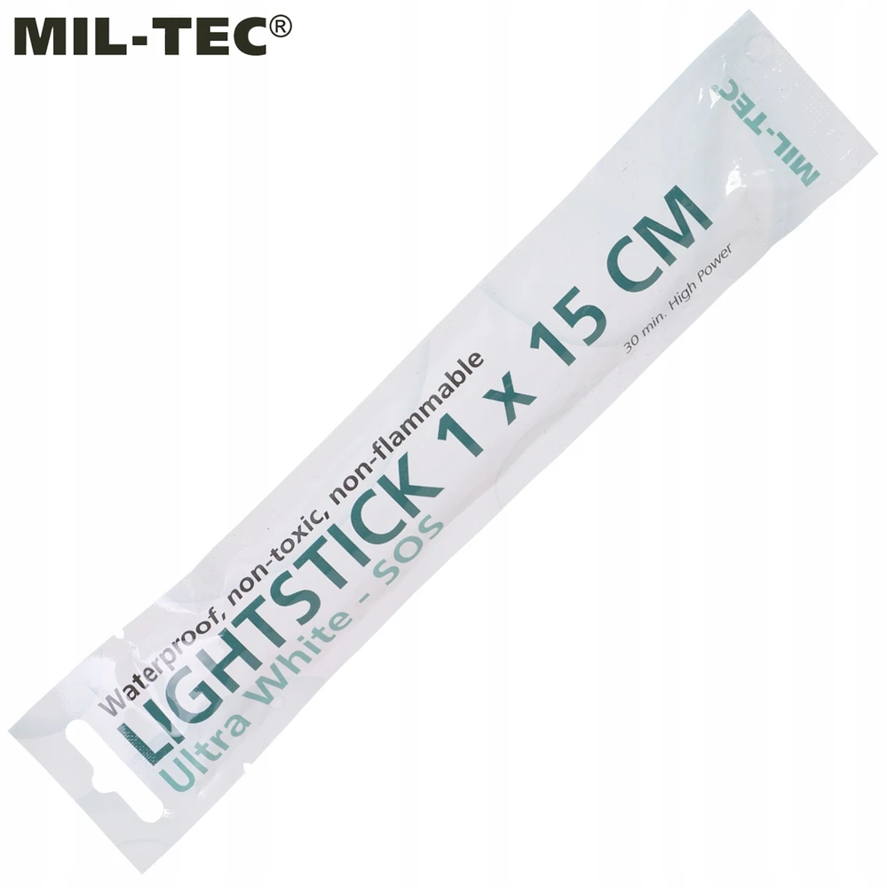 MIL-TEC Itin balta šviesos lazda