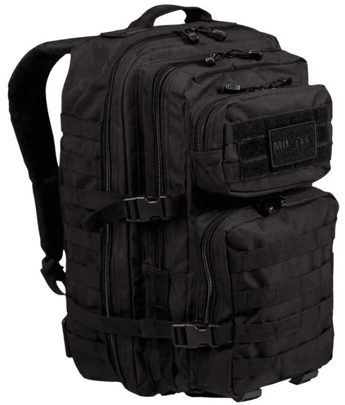 Kuprinė Mil-tec Assault LG, juodos spalvos, 36L