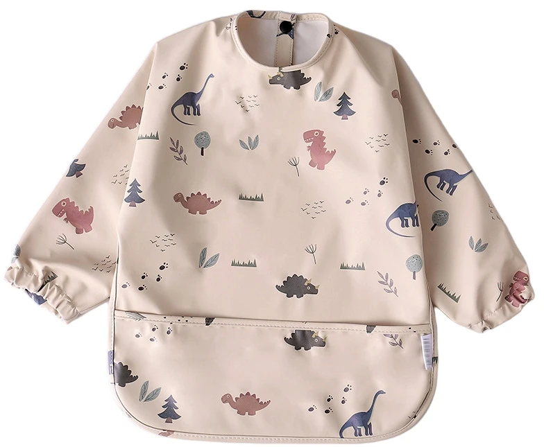 MilaBaby Guminė prijuostė su rankovėmis ir Pocket Premium 6M+