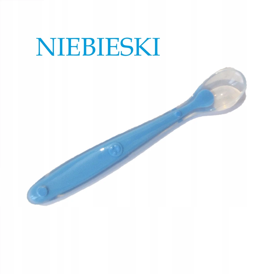 Milababy Lankstus kūdikių silikoninis šaukštelis Mėlynas