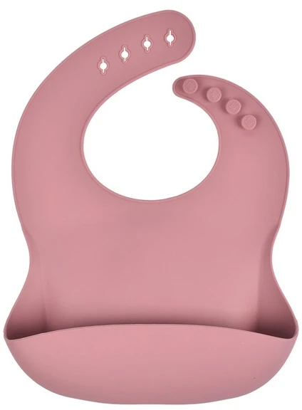 Milababy Lankstus silikoninis seilinukas su dubeniu, seilinukas su kišene, minkštas vanduo