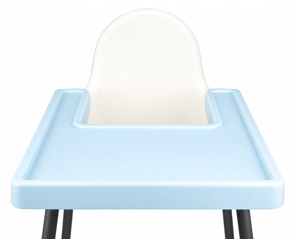 Milababy Pilnas silikoninis kilimėlis, priderintas prie Ikea Antilop Sky Mėlyna kėdės