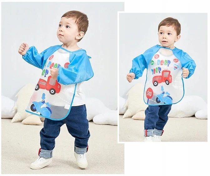 Milababy Vandeniui atspari BLW maisto dažymo prijuostė