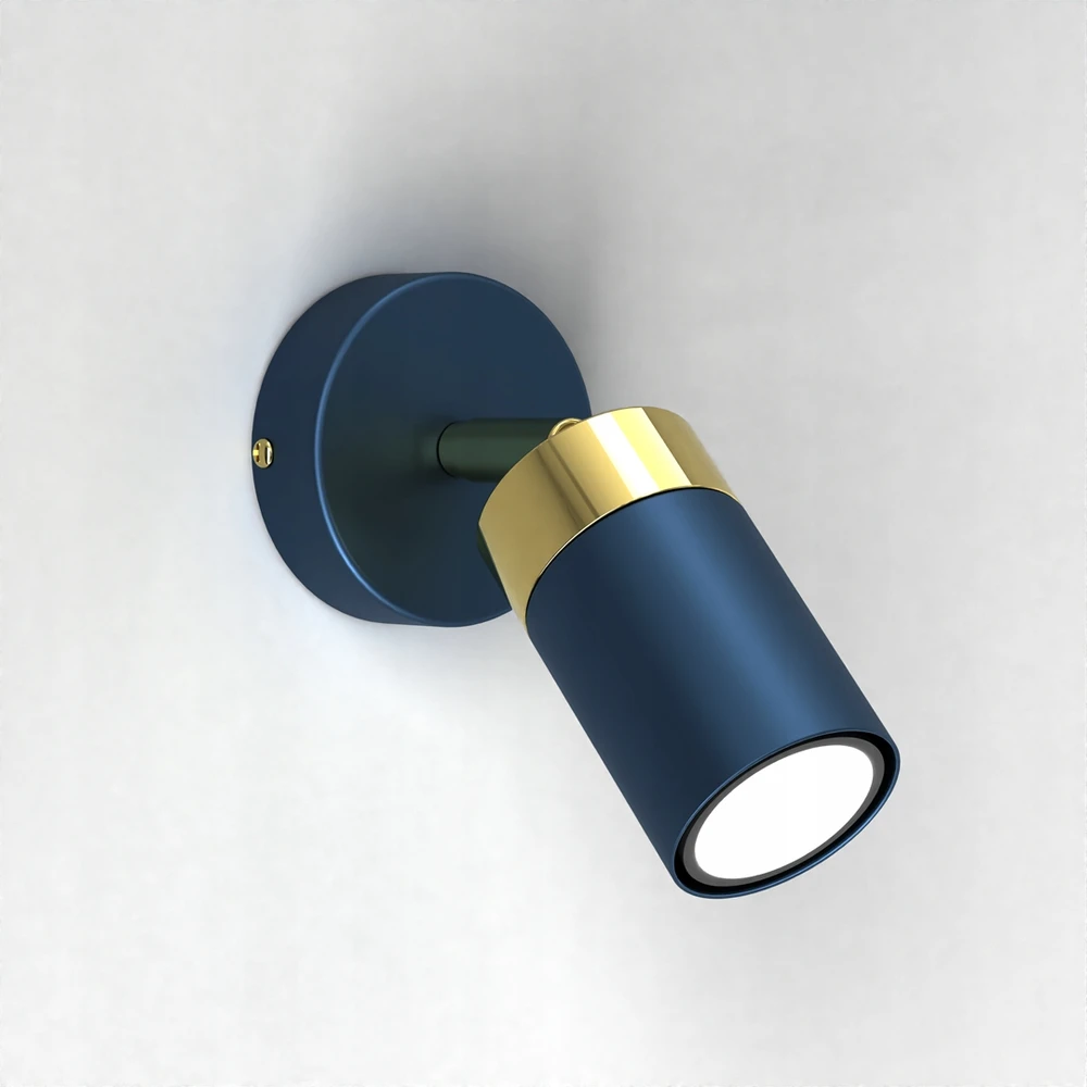 Milagro Sieninis šviestuvas JOKER NAVY Mėlynas/GOLD 1xGU10