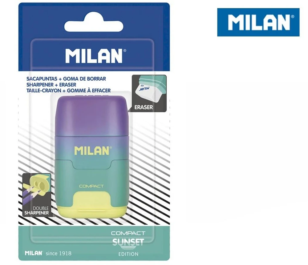 Milan 2-in-1 trintukas ir drožtukas su talpa, Sunset kolekcija
