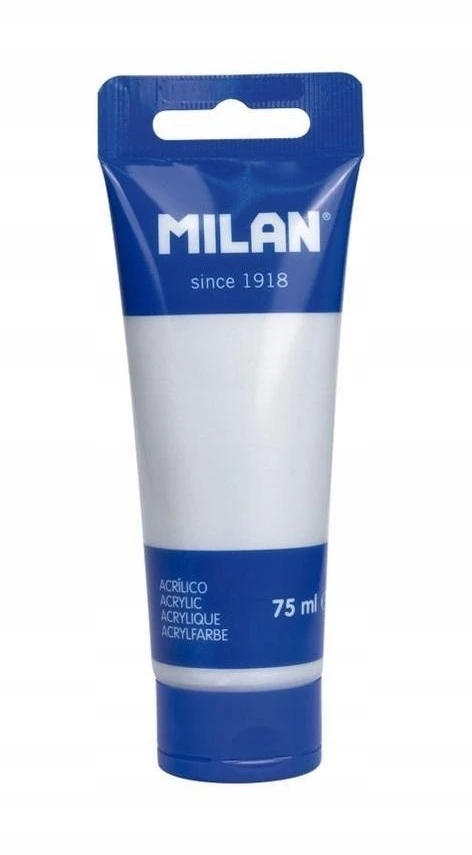 Milan Akriliniai Dažai 75ml - Sidabriniai, Metaliniai