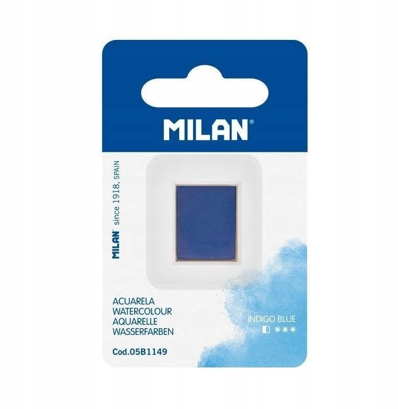 Teka Milan Akvareliniai dažai, "indigo mėlyna" spalva, 1 vnt.