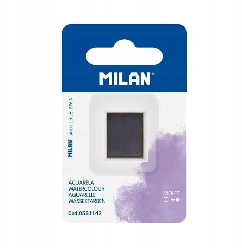 Milan akvareliniai dažai, violetiniai, 1.5x2cm
