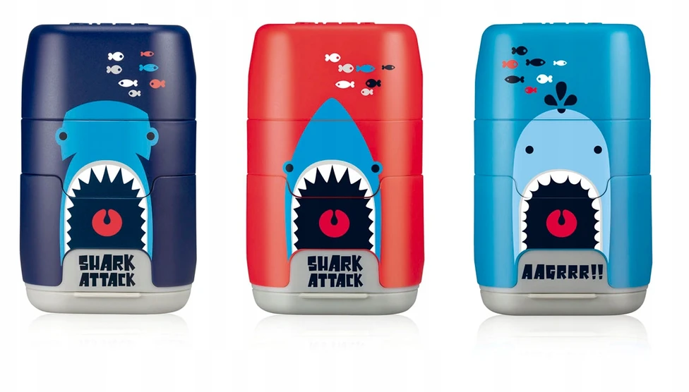 Milan "shark Attack" trintukas-drožtukas su talpykle