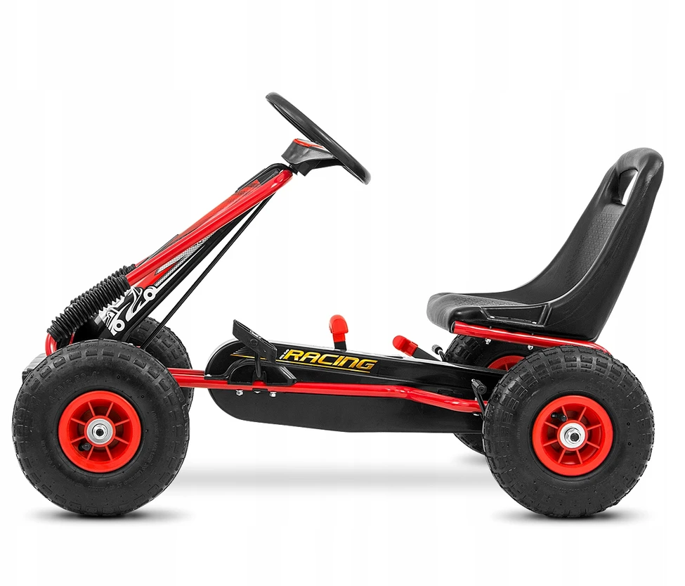 Milly Mally Thor Raudona pedalinis gokartas