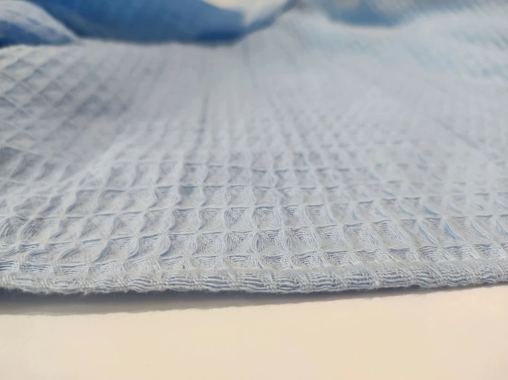 Milon Cienki kocyk wafelkowy 100x140 + poduszka 40x40 do przedszkola