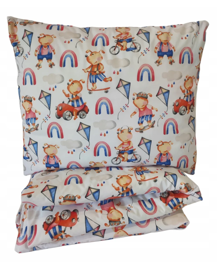 Milon Medvilninė patalynė 140x180+ 70x80 vaikams, 2 vnt