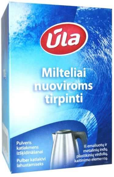 ULA Kalkių nuovirų valymo milteliai, 100g