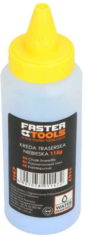 Grąžtas Faster Tools Milteliai žymėjimui Mėlyni 115ml