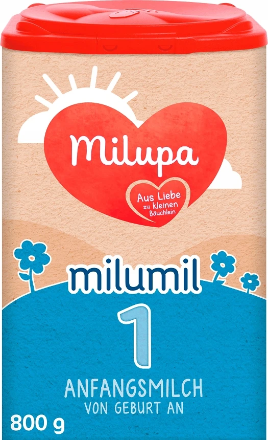 MILUPA MILUMIL 1 PIENAS NUO GIMIMO 800g