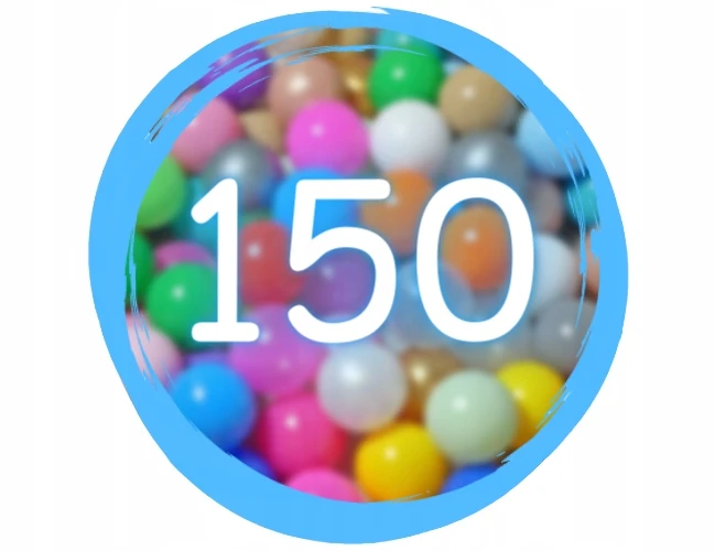 Mimii Plastikowe piłeczki do suchego basenu - 150 vnt