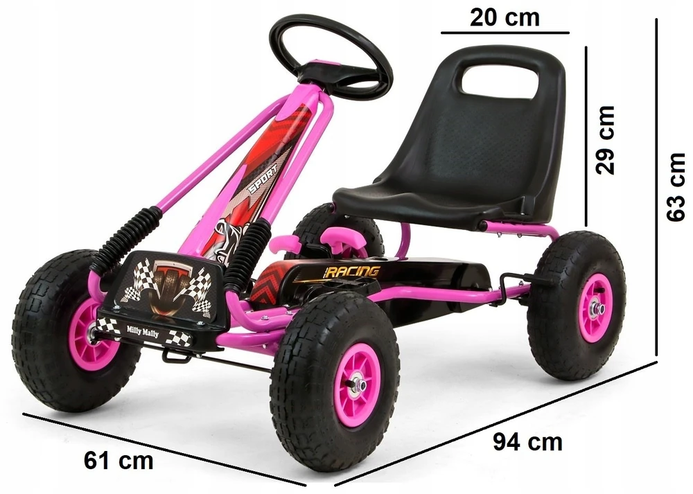 Milly Mally Thor pedalinis kartingas