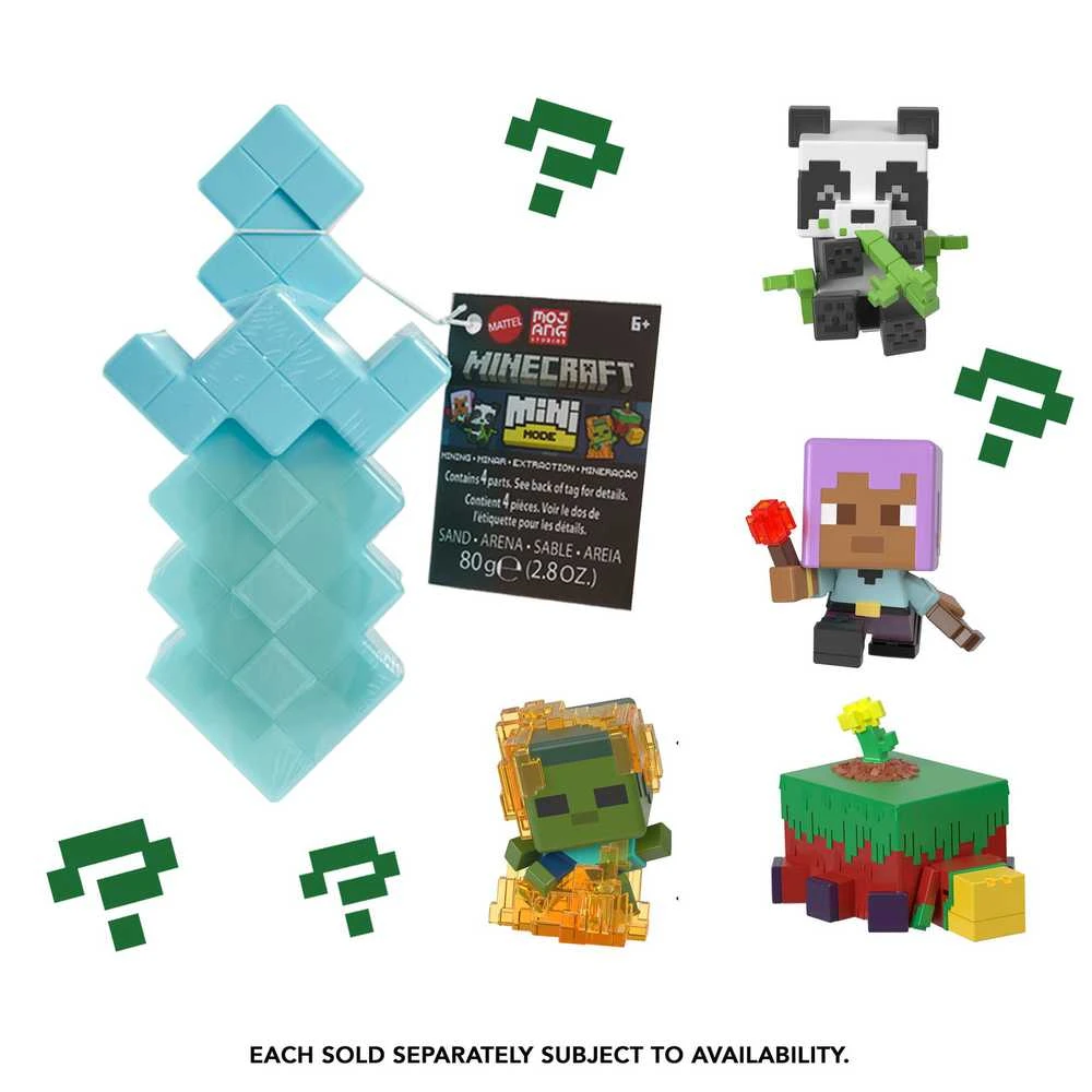 Mattel Siurprizų rinkinys Minecraft mini