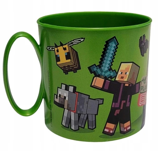 MINECRAFT. PLASTIKINĖ PLOKŠTĖ + DUBULAS + PUODULIS SU RANKENE. 3 DALIŲ RINKINYS