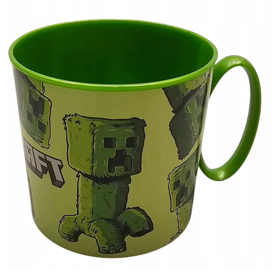 MINECRAFT Puodelis, vakarienės puodelis, 265 ml, vaikiškas plastikas, be BPA