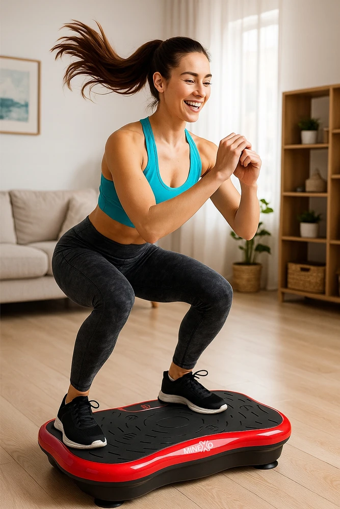 Minexo Vibro Slim platforma – treniruokite visą kūną be pastangų
