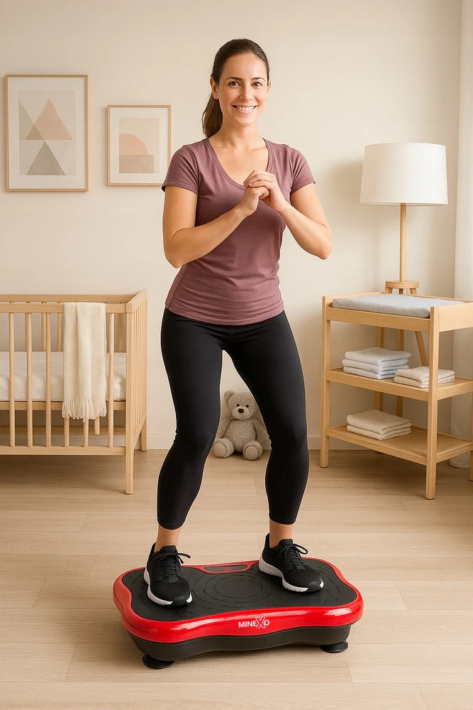Minexo Vibro Slim platforma – treniruokite visą kūną be pastangų
