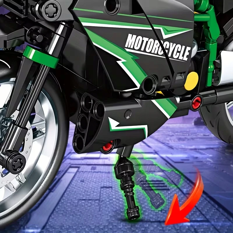 MinGDi MOTOCIKLO TECHNIKA MOTO SPORTAS MOTOCIKLAS 331EL 23cm!!