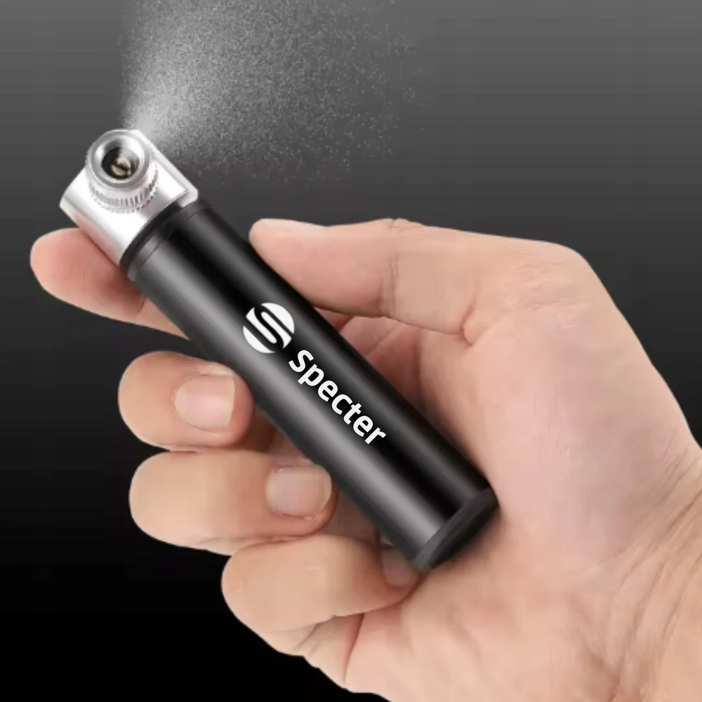MINI DVIRAČIO SIURBLYS Rankinis Presta Schrader mažas aliuminio SPECTER