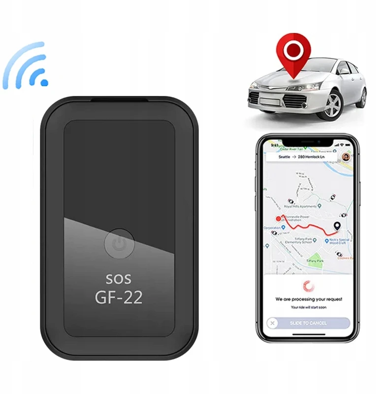 MINI GPS LOKATORIAUS MAGNETO KLAUSIMO SOS PROGRAMĖ BE MOKESČIŲ IR PRENUMERUOTOS