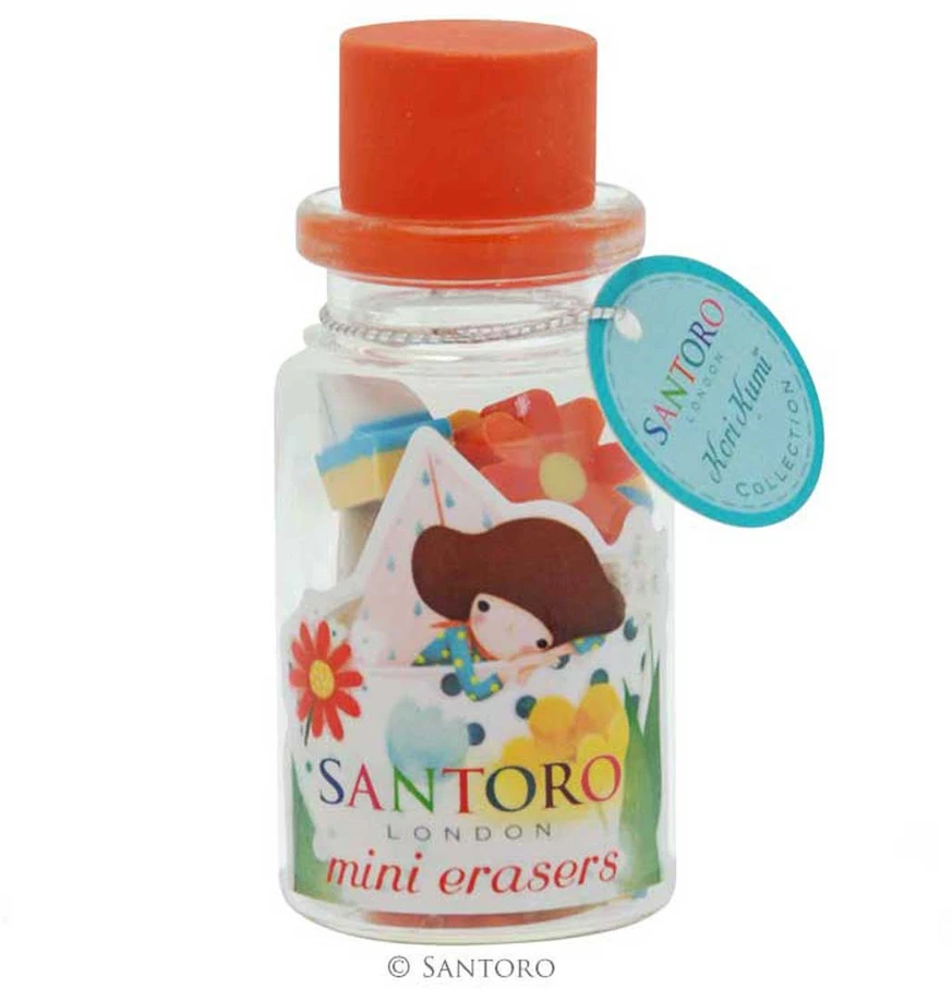 Mini gumytės stikliniuose buteliukuose ( raudonos spalvos ) - Santoro
