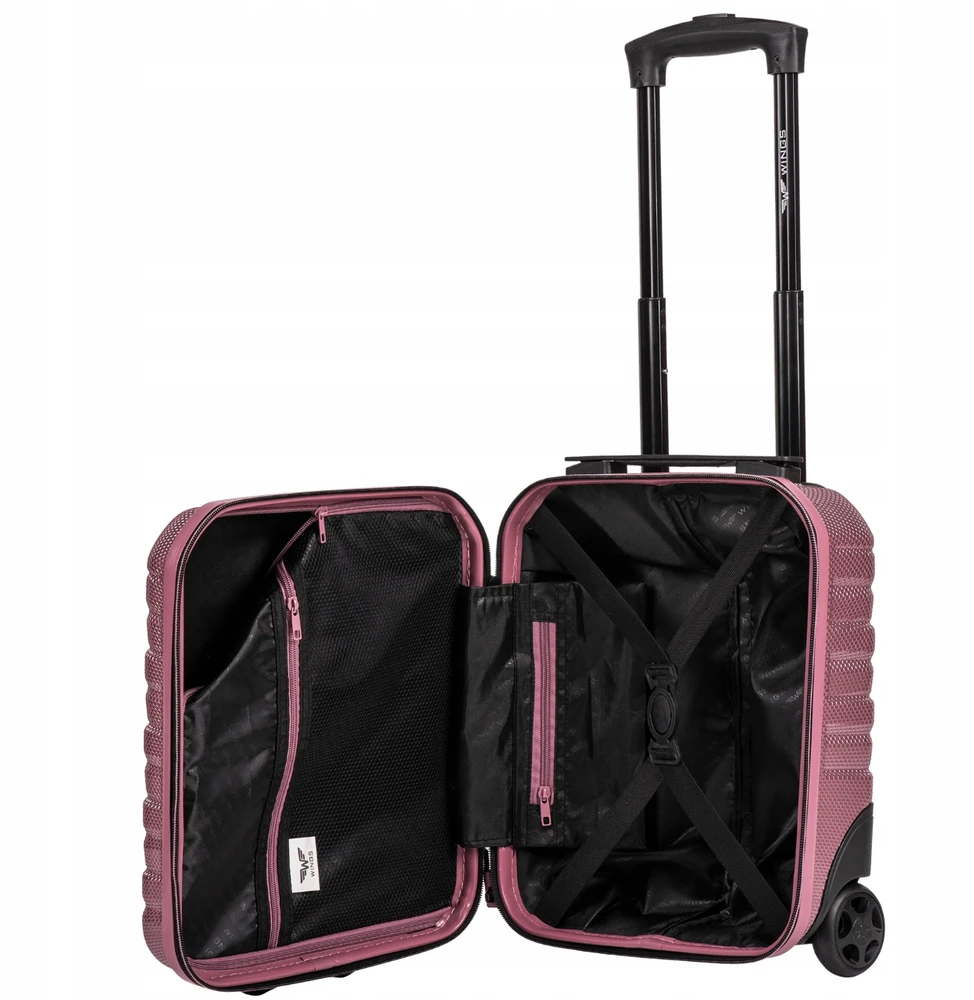 Mini Kabinos Lagaminas Wings Crake 16" Tamsiai Pilkas
