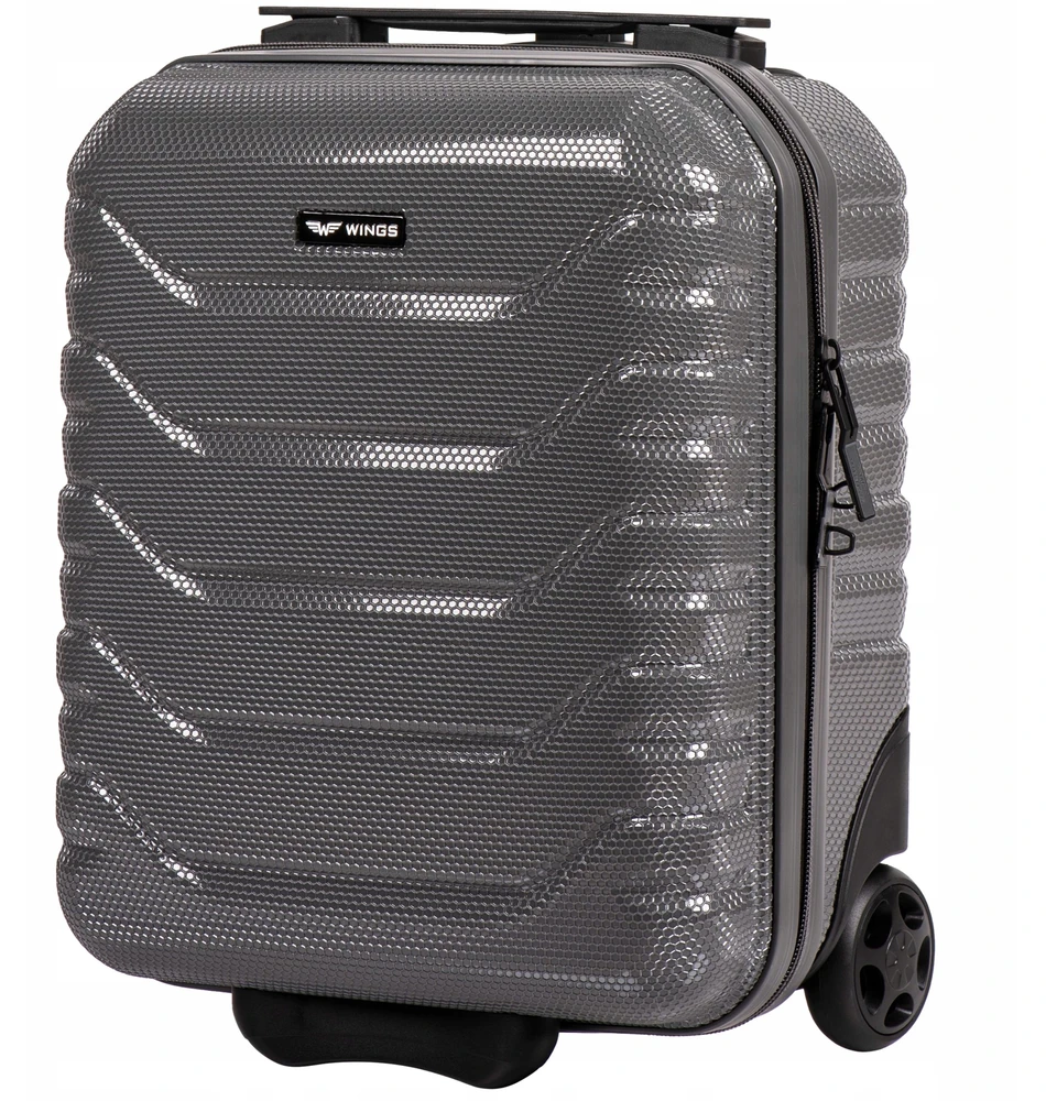 Mini Kabinos Lagaminas Wings Crake 16" Tamsiai Pilkas
