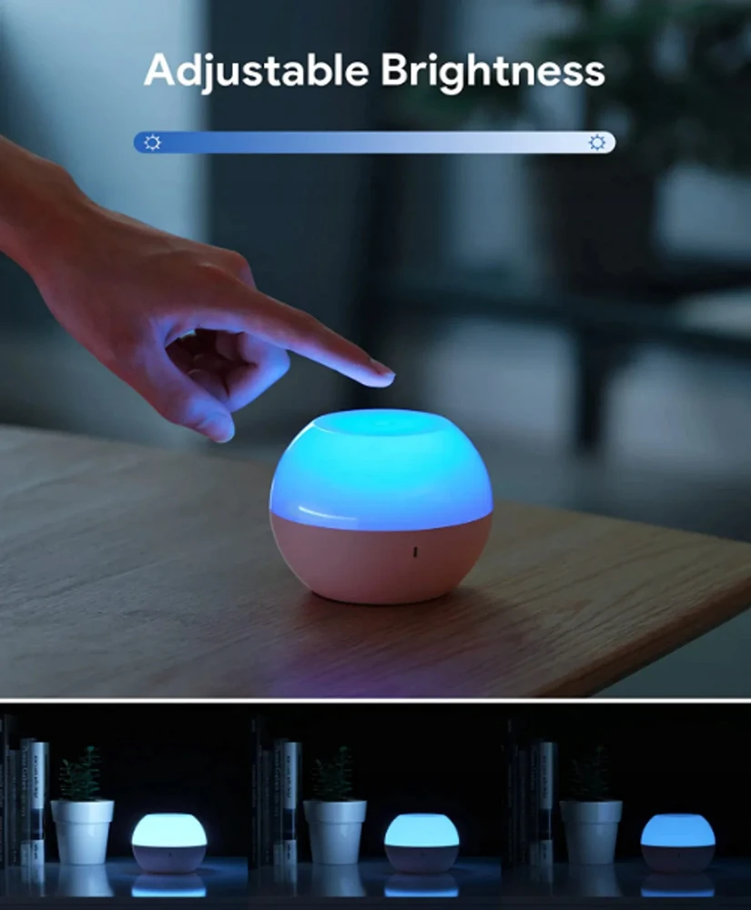 MINI RGB stalinis šviestuvas AUKEY LT-ST23 rožinė
