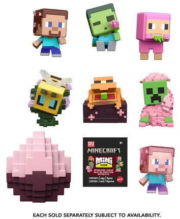 Siurprizų rinkinys Minecraft mini Egg
